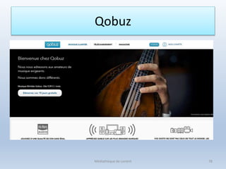 Qobuz
Médiathèque de Lorient 78
 