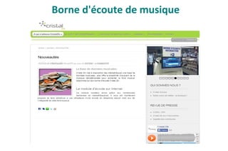 Borne d'écoute de musique
 