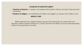 Example External Freedom Understanding Liberty: Types, Importance, and Role in Society | PPT