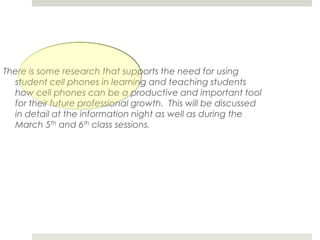 All messages/media sent or published must be related to lesson.