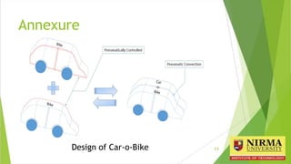 Annexure
11Design of Car-o-Bike
 
