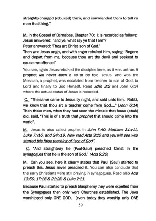 Muslim Christian  Dialogue   Corrected Book January 2006