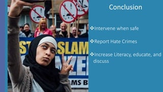 Islamophobia in the Canadian Public and Schools | PPTX