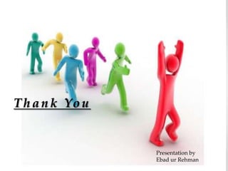 Thank You
Presentation by
Ebad ur Rehman
 