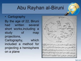 Contributions of the Muslim geographers in Geography | PPTX