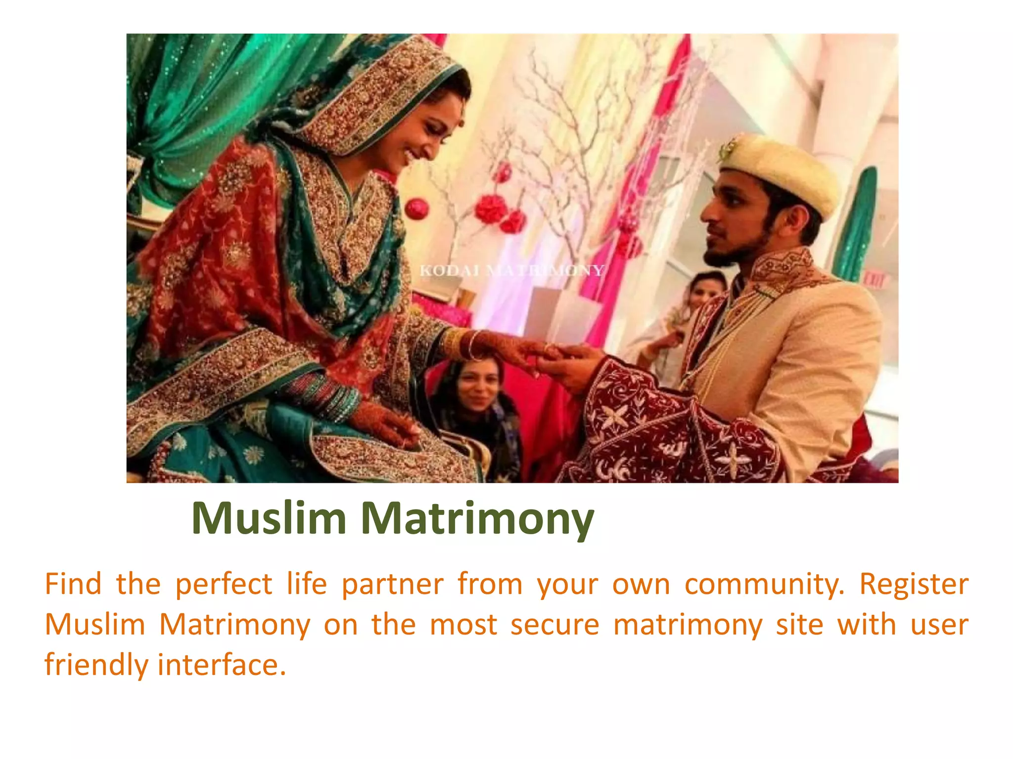 Mudaliyar Matrimony PPT