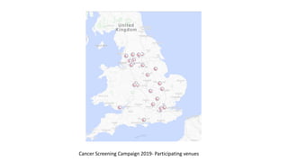 Cancer Screening Campaign 2019- Participating venues
 