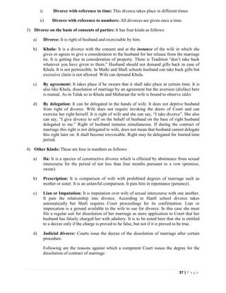 Llb Part 2 Notes.pdf Muslim Personal Law Short Study Notes (LLB Part 2) | PDF