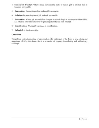 Llb Part 2 Notes.pdf Muslim Personal Law Short Study Notes (LLB Part 2) | PDF