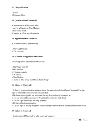 Llb Part 2 Notes.pdf Muslim Personal Law Short Study Notes (LLB Part 2) | PDF