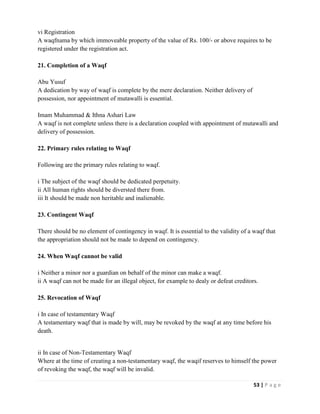 Llb Part 2 Notes.pdf Muslim Personal Law Short Study Notes (LLB Part 2) | PDF