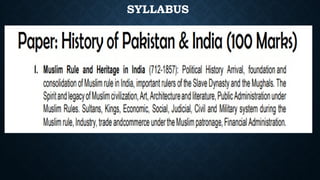 Muslim Rule and Heritage in India (712 - 1857).pptx