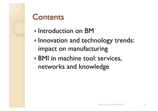 Business Model Innovation in the manufacturing sector | PDF