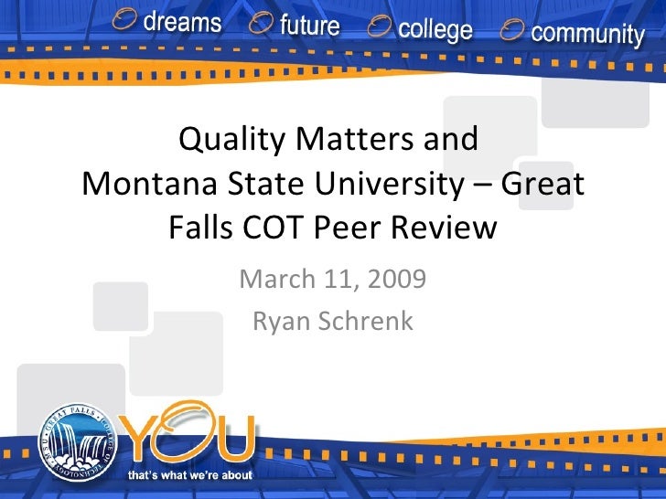 MUS QM At MSU-Great Falls