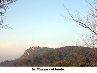 La Mussara al fondo. 