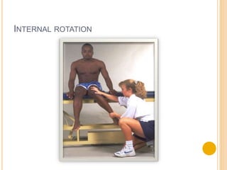 Internal Rotation Functional Test Physical Assessment of Musculoskeletal System | PPTX