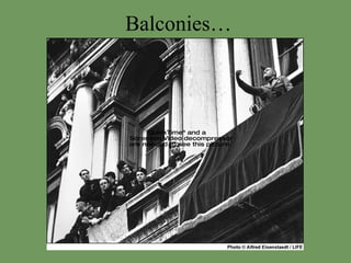 Balconies… 