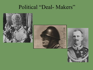 Political “Deal- Makers” ‘ Dea - Makers” 