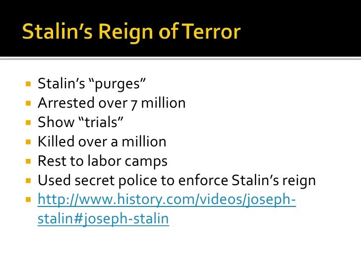 joseph stalin s official reign of terror joseph stalin s official reign of terror