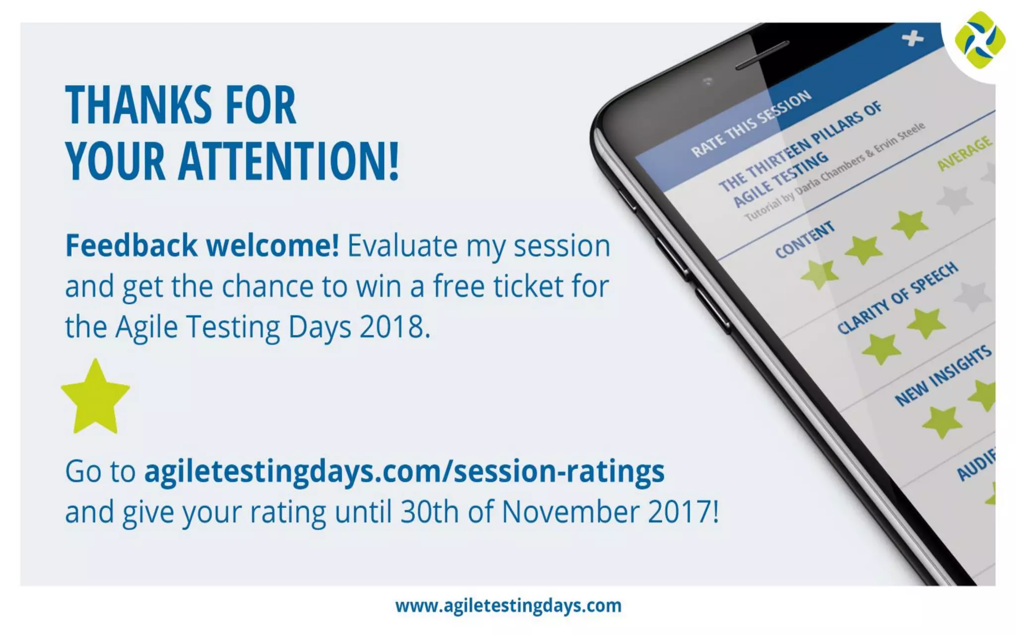 Must.Kill.Mutants. Agile Testing Days 2017