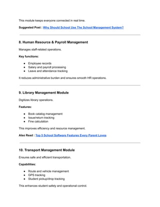 Essential Modules for a Comprehensive School ERP Solution to Streamline ...