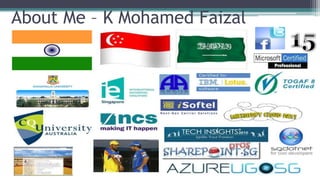 About Me – K Mohamed Faizal15