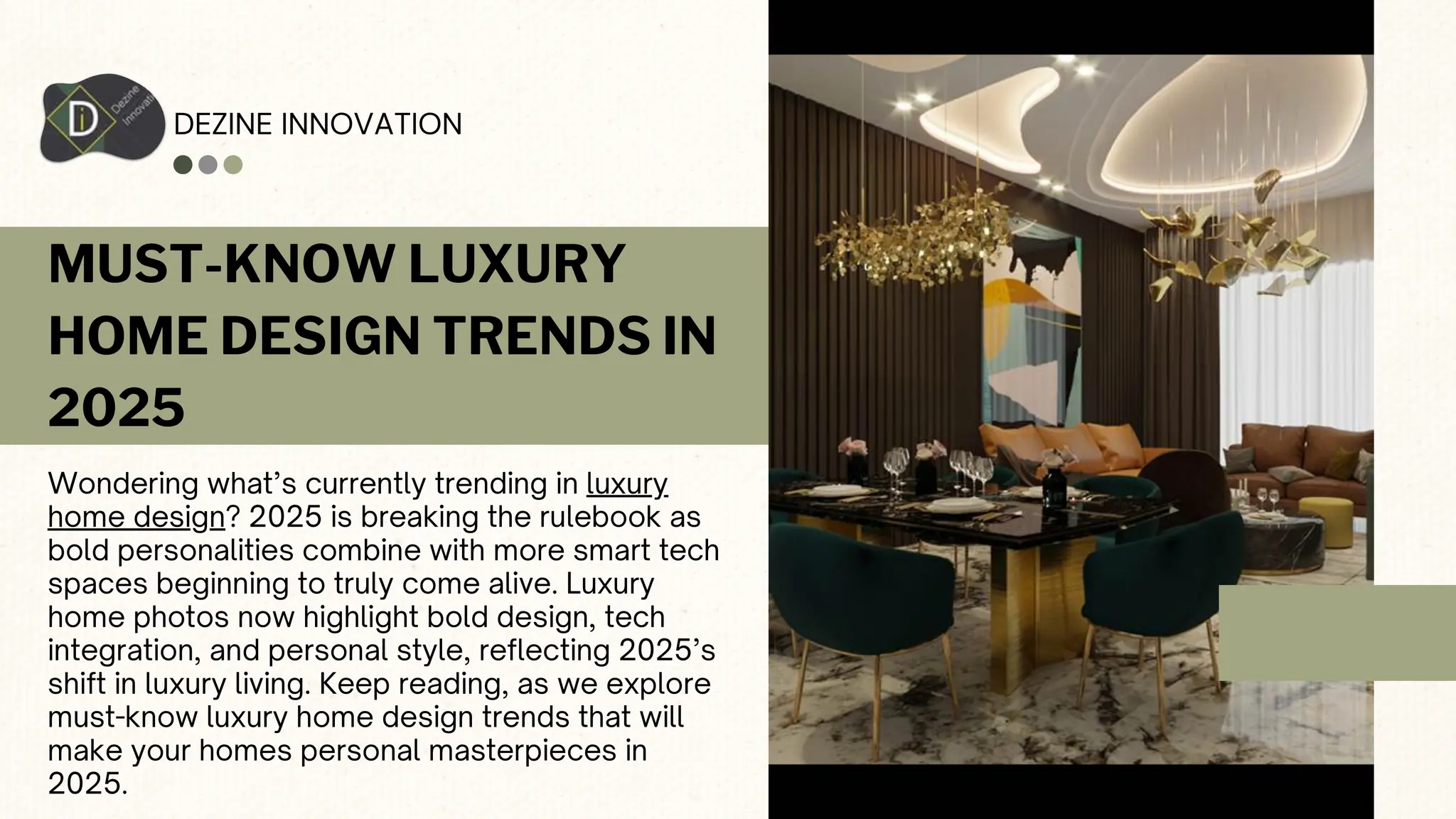 Image showcasing Luxe Living: Home Décor Trends for 2025 and Beyond