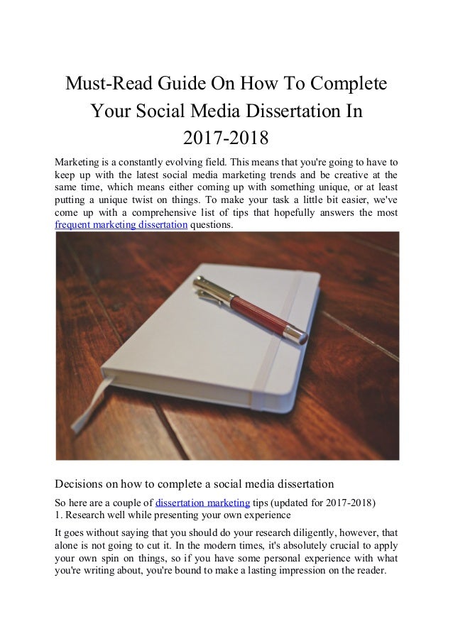 traditional media dissertation