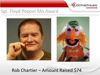 Sgt. Floyd Pepper Mo Award
Rob Chartier – Amount Raised $74
 