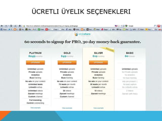 ÜCRETLI ÜYELIK SEÇENEKLERI
 