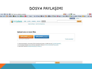 DOSYA PAYLAŞIMI
 