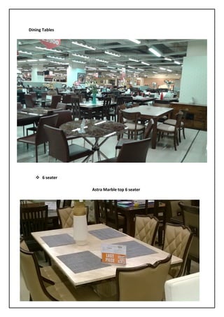 84
Dining Tables
 6 seater
Astra Marble top 6 seater
 