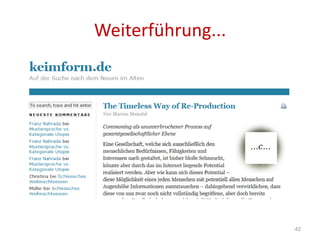 Weiterführung...
42
 