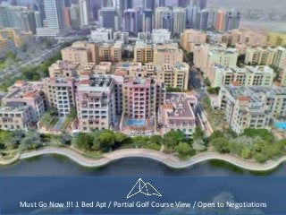 Must Go Now !!! 1 Bed Apt / Partial Golf Course View / Open to Negotiations
 