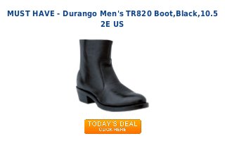MUST HAVE - Durango Men's TR820 Boot,Black,10.5
2E US
 