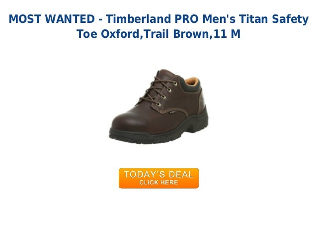 timberland pro men's titan safety toe oxford