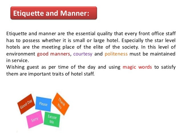 Must Have Qualities Of Hotel Front Office Associates