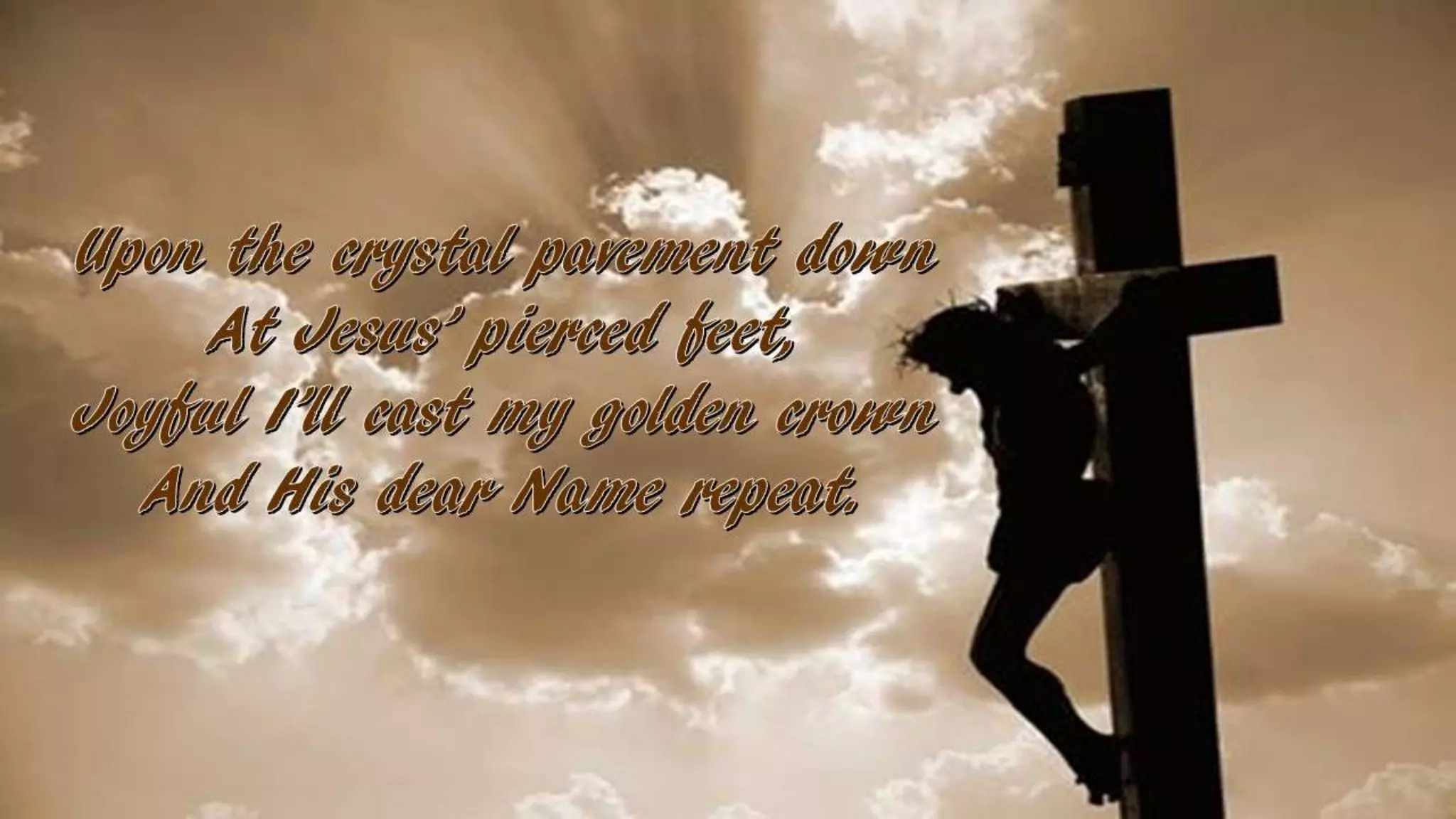 85. Must Jesus Bear The Cross Alone | PPTX