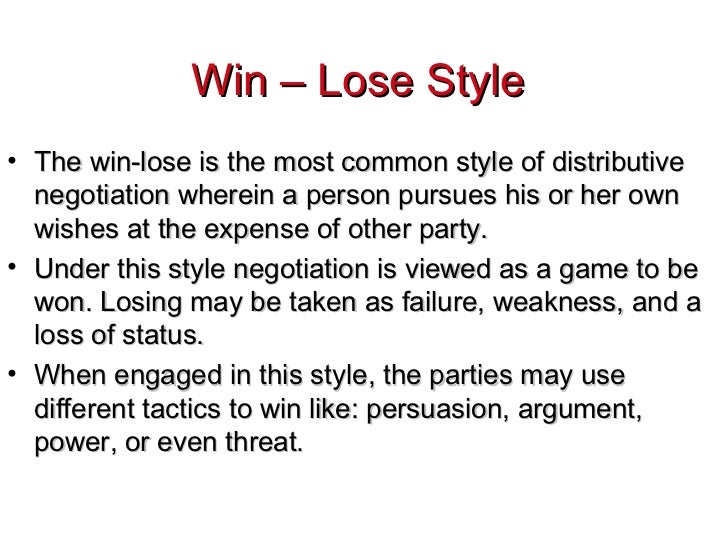 Negotiation Skills