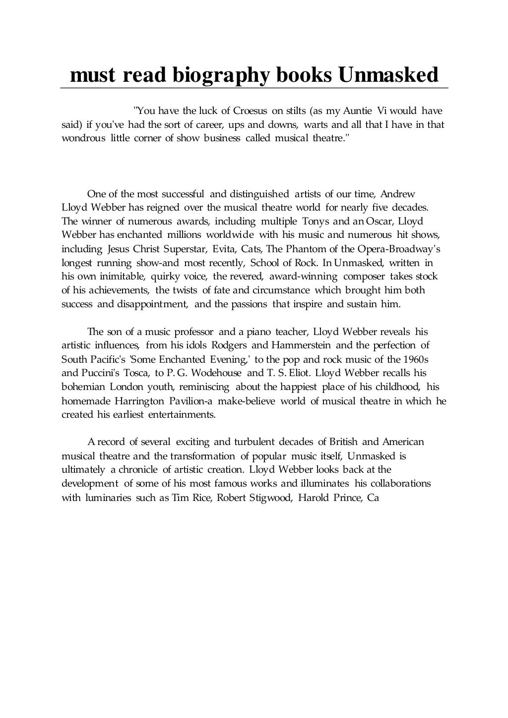 The Untold Chapters Of Tristan Padils Life A Must Read Biography - 5ols7l6