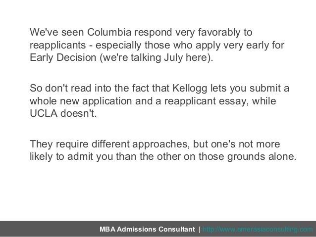 Mba reapplicant essay