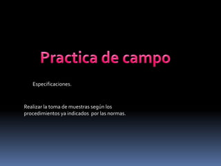  toma de muestra.