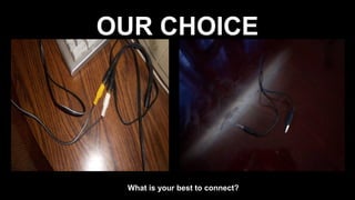 OUR CHOICE
What is your best to connect?
 