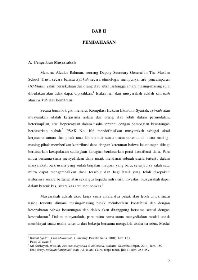 Akuntansi Musyarakah