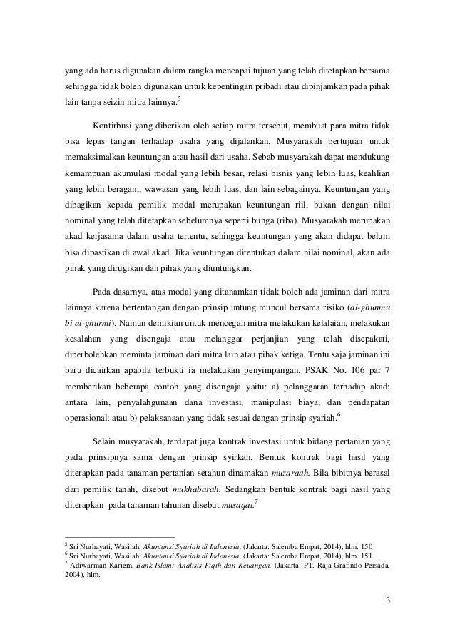 Akuntansi Musyarakah