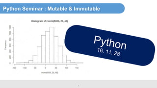 Python Mutable and immutable | PPT