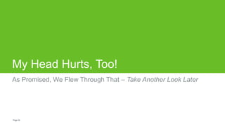 Page34
My Head Hurts, Too!
As Promised, We Flew Through That – Take Another Look Later
 