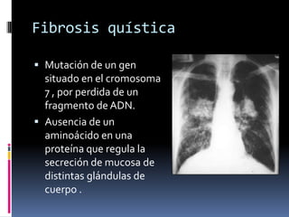 Mutación genética Afectan a los nucleótidos del ADN (genes), consecuencia de errores en el proceso de duplicación .