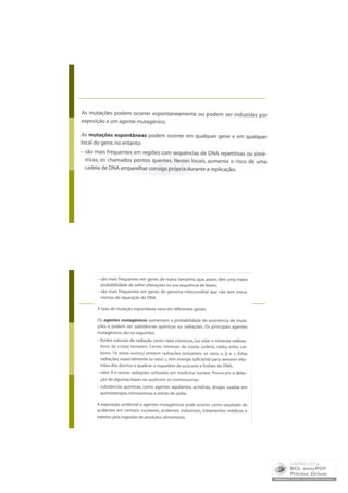 Mutações Cromossómicas