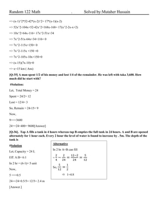 Mutaher combined math file [www.onlinebcs.com] | PDF